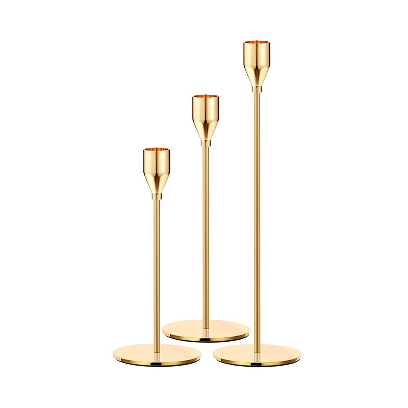 Elegant Design Stylish Modern Single-Head Candlestick Stand Wedding/Dining Table Decorating Candle Holder