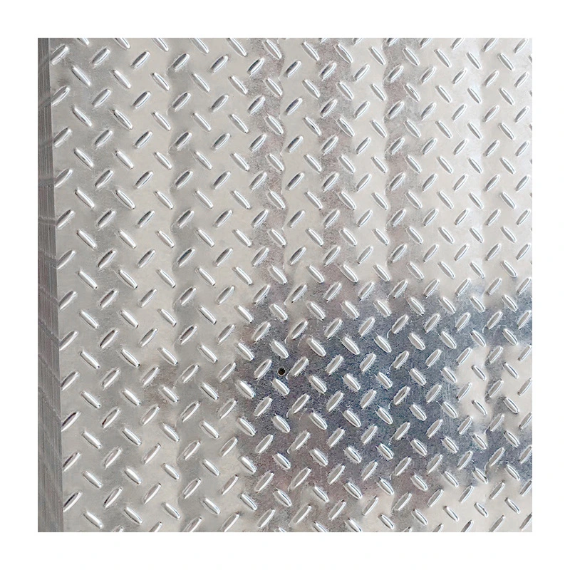 A36 Ss400 S235jr S355jr Low Carbon Steel Alloy/Unalloy Ms Checkered Sheet Chequered Steel Plate with Galvanized