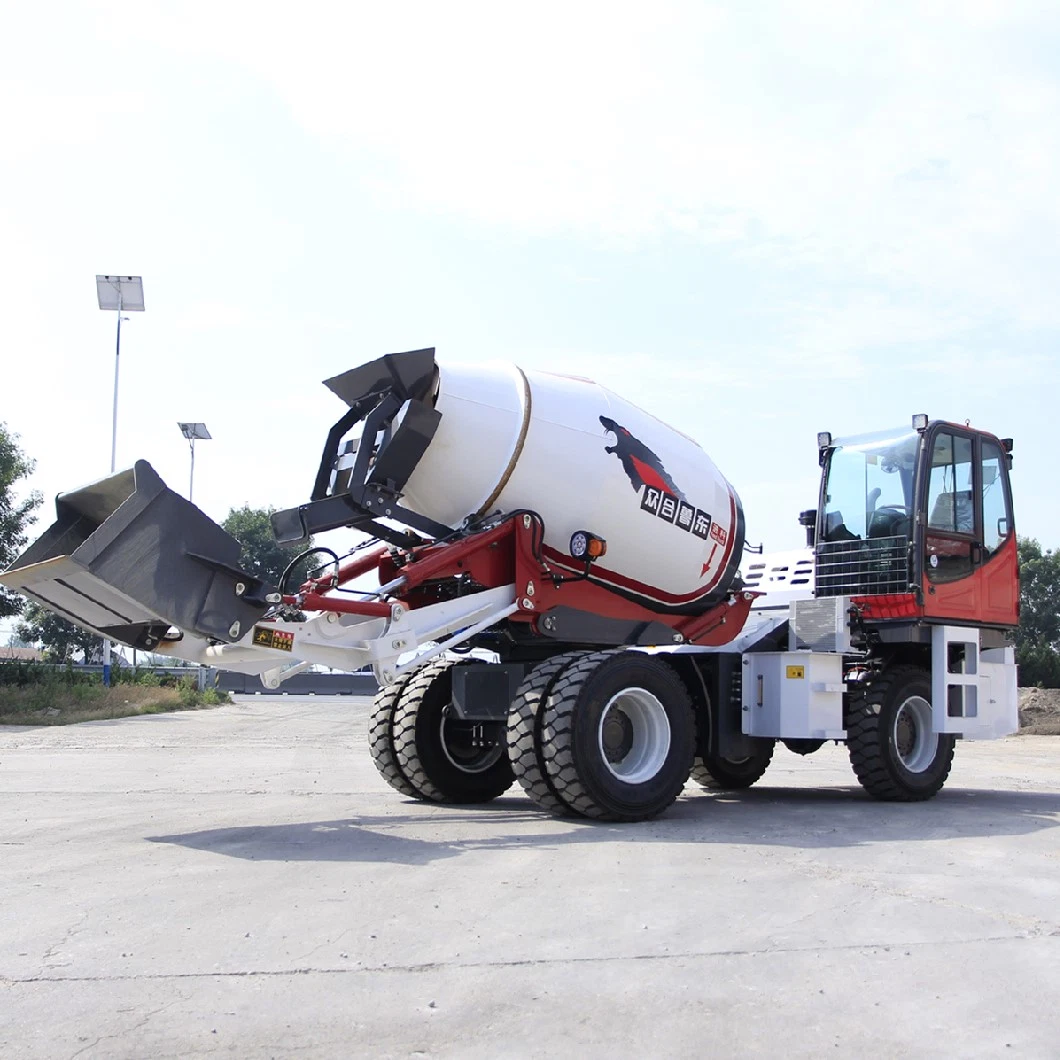 Automatic Water Supply Construction Truck Mounted Self Concrete Mixer