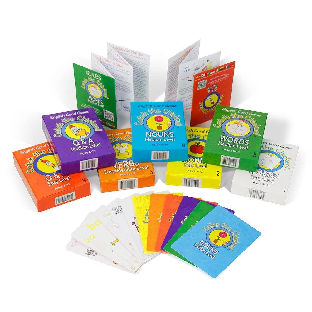 New Products China Manufacturer Paper Children Memory Educational Game Cards