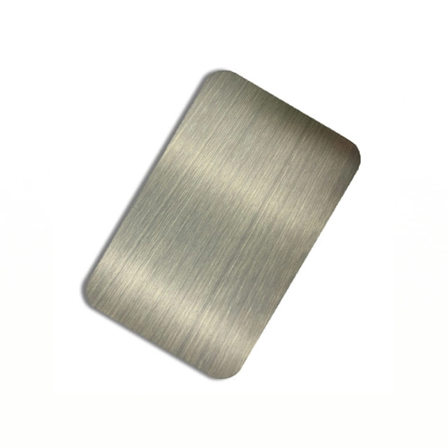 Brushed Stainless Steel Sheet for Hotel Decoration 201 202 304 304L 316 316L