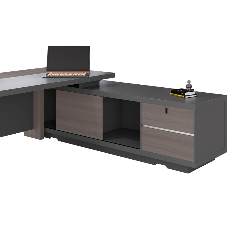 New Product L-Shaped Industrial Style Executive Office Desk Furniture