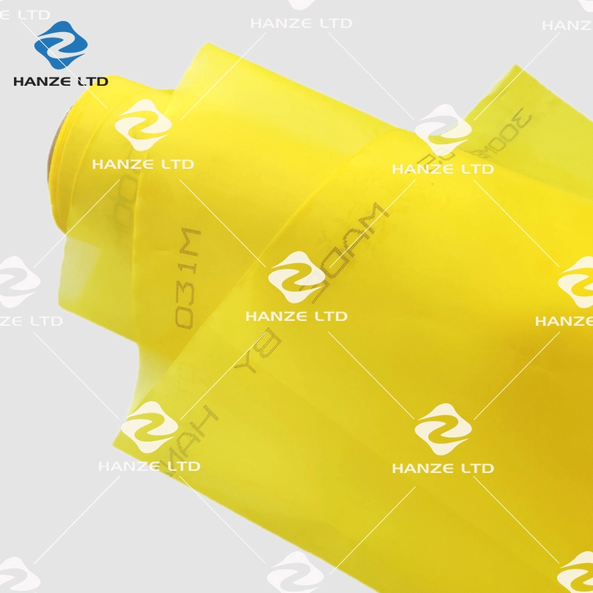 Malla de 18 165 t-420la malla de poliéster de color blanco o amarillo la pantalla de ligamento tafetán