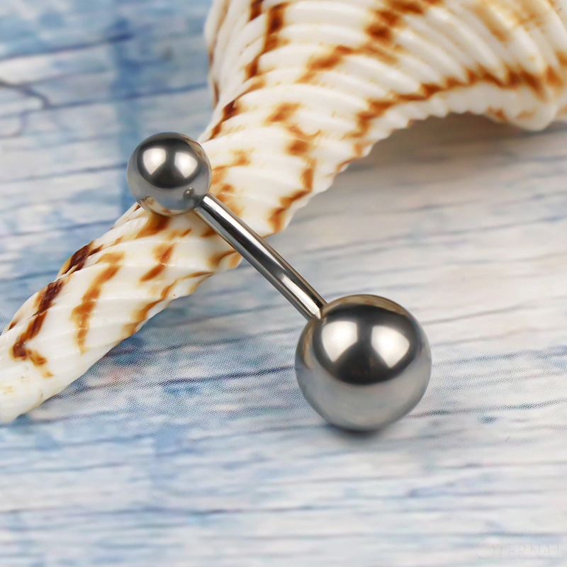 Eternal Metal ASTM F136 Titanium Internal Thread Belly Button Ring Piercing