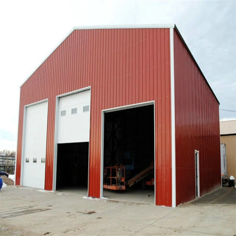 Metal Garage Steel Building Structural Metal Frame Warehouse Shop Construction