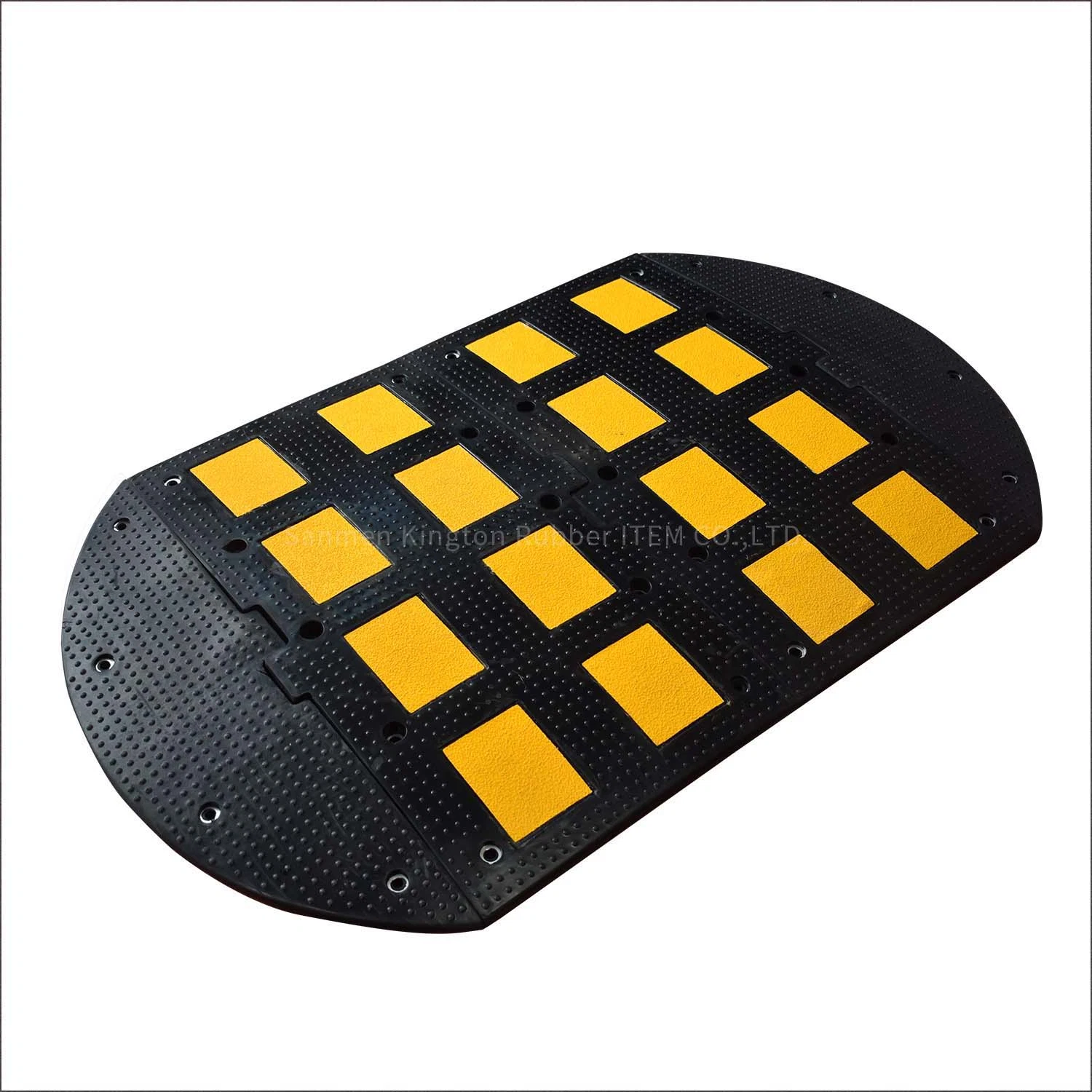 Heavy Duty Roadway Traffic Safety 500*900*50mm Speed Bump Rubber