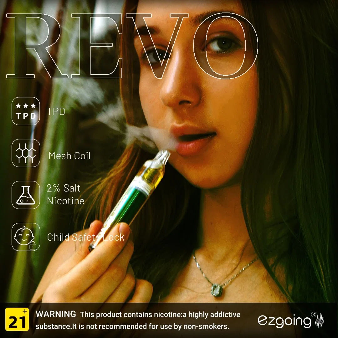 Wholesale/Supplier Vape Pen Ezgoing Revo Good Quality OEM Disposable/Chargeable Electronic Cigarette Wholesale/Supplier 800 Puffs Wholesale/Supplier Disposable/Chargeable E Cig Mini Electric