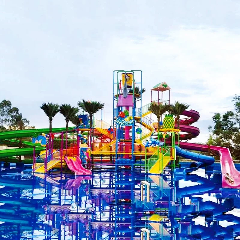 Maßgeschneiderte große Erwachsene Wasserpark Ausrüstung, Kinder Fiberglas Slide 044s