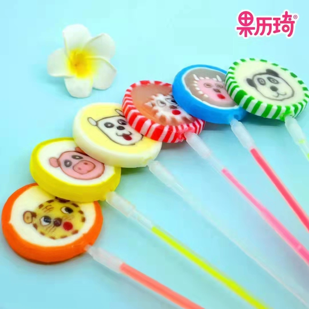 20g Fruit-Flavored Lollipops Multi-Color Lollipops High-Value Candy