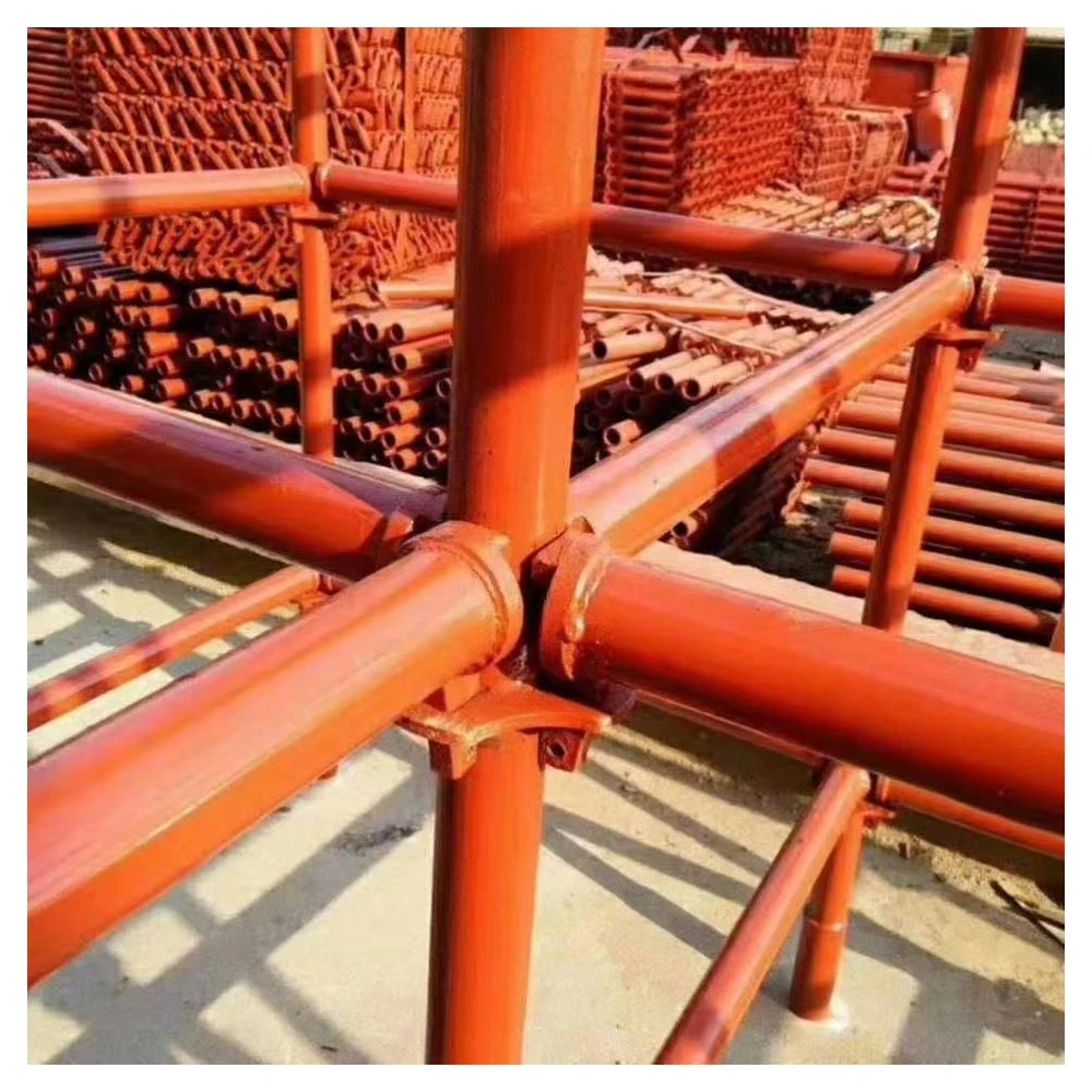 Q235 Painted Steel Ringlock Scaffolding Hot DIP Galvanized Ringlock Scaffold