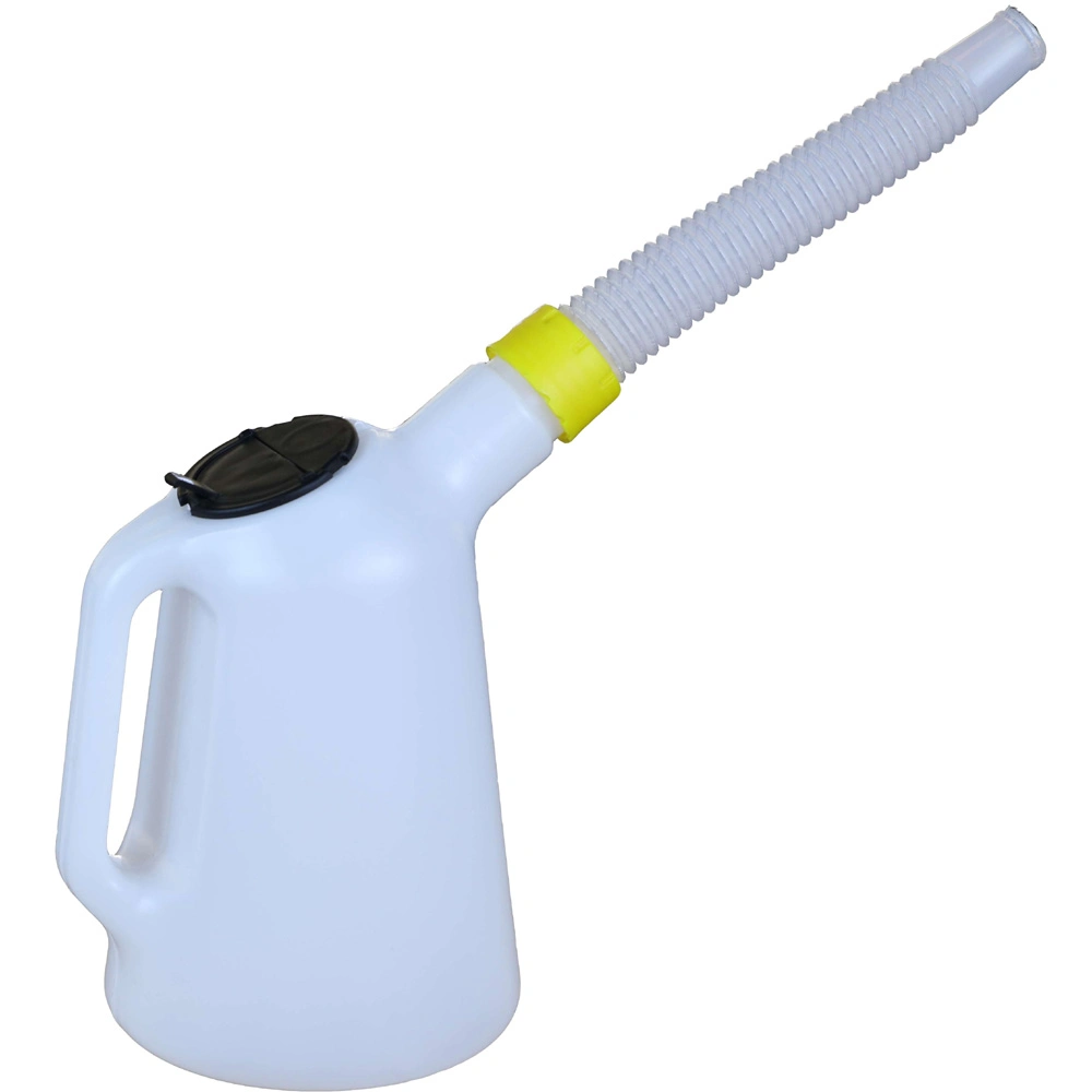 1 Quart PE Plastic Fuel Fluid Dispenser Oil Measuring Jug