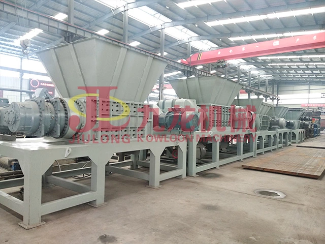 Waste Rubbish Recycle Shredder Biaxial Shredding Machine E Waste Crusher Recycling Machine