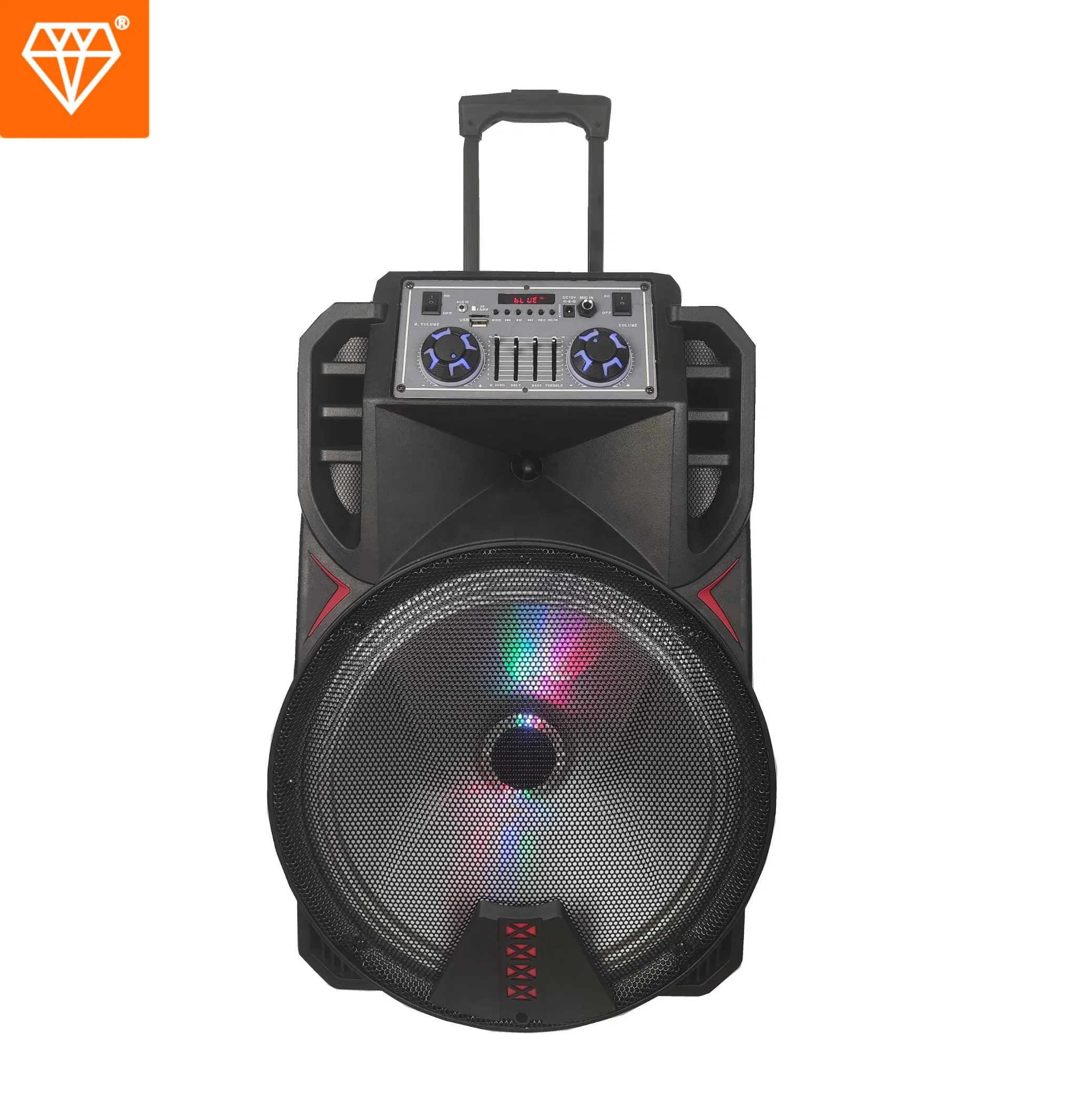 Big Power 15 Inch Diamond Audio PA System Trolley Speaker