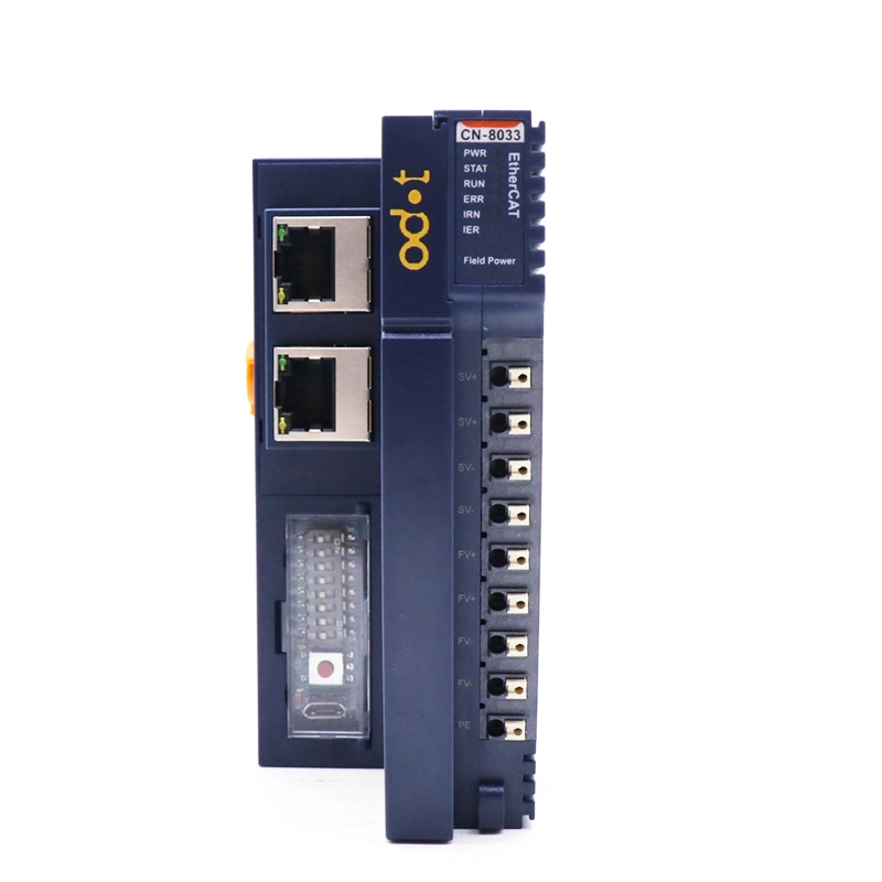 Distributed Io System with Ethercat Networ Adapter Support Industrial PLC Connection Remote Io Modules Extendible