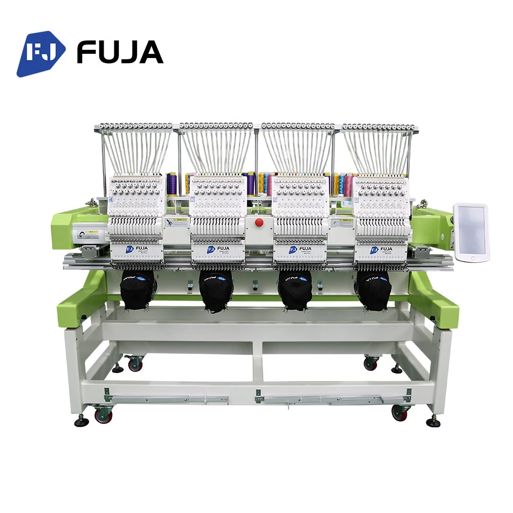 Factorial Four Heads Sewing and Embroidering Multipurpose Integrated Automatic Hat Shirt Cheongsam Embroidery Machine
