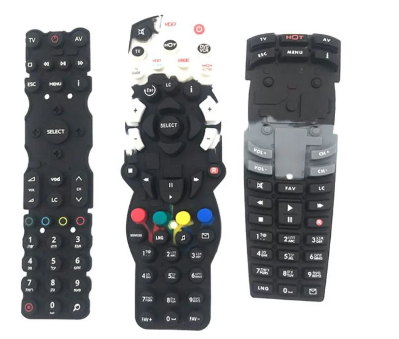 Manufacture Remote Control Conductive Rubber Silicone Keypad