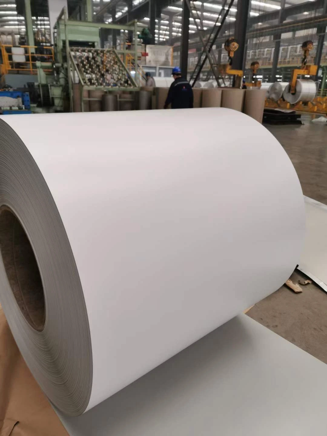 Baosteel Cold-Rolled 0.3-2.0 Ral Blue White Color Coated Steel Coil Aluminum Sheet