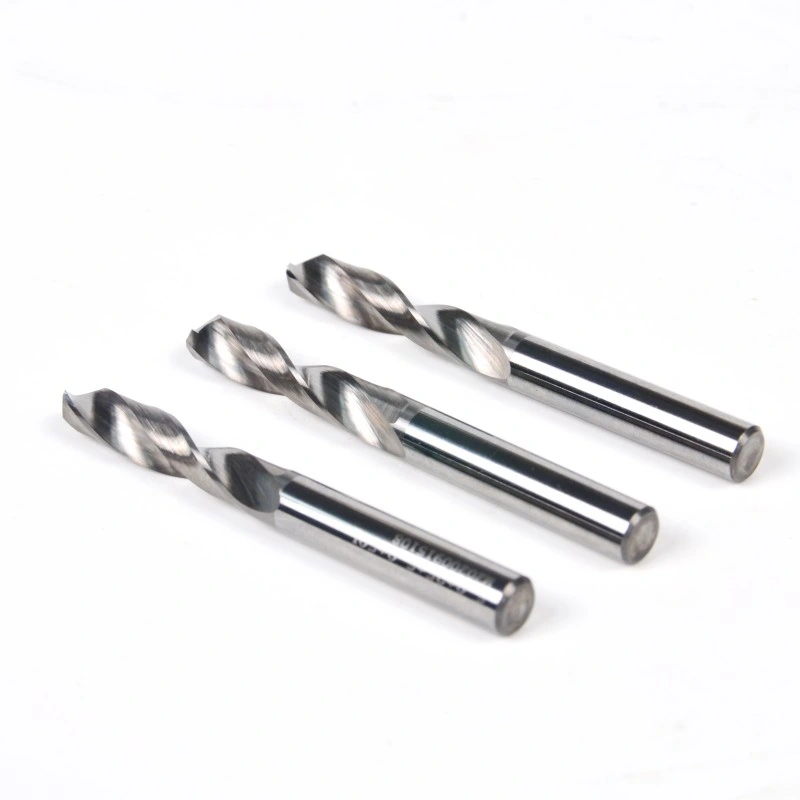 CNC Metal Milling Drill Solid 2 Flutes Uncoated Tungsten Carbide Step Drills