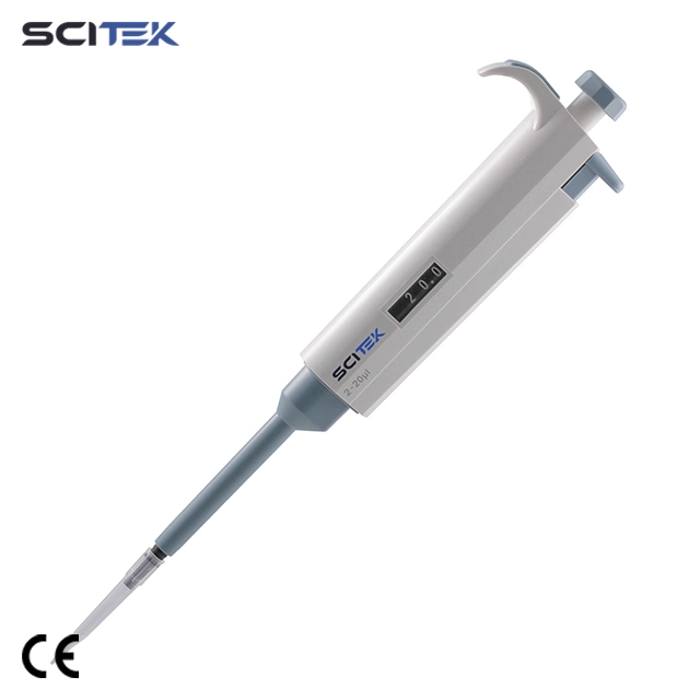 Scitek Single-Channel Pipettes Lab Equipment Autoclavable Mechanical Pipette