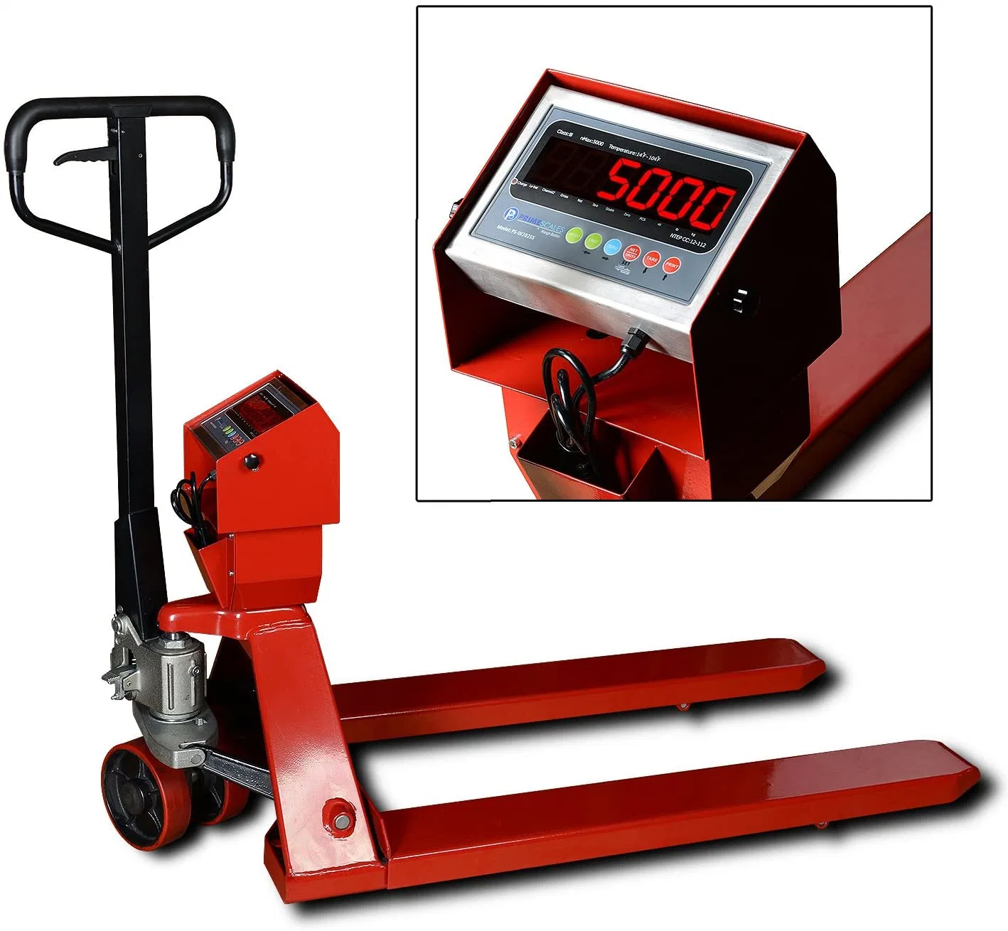 OEM ODM 1000kg Electric Forklift Pallet Hydraulic Jack Forklift Weighing Scale