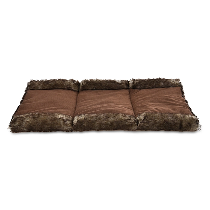 Luxury Warm Faux Fur Pet Bed 2 Ways Use Cat Bed Cushion