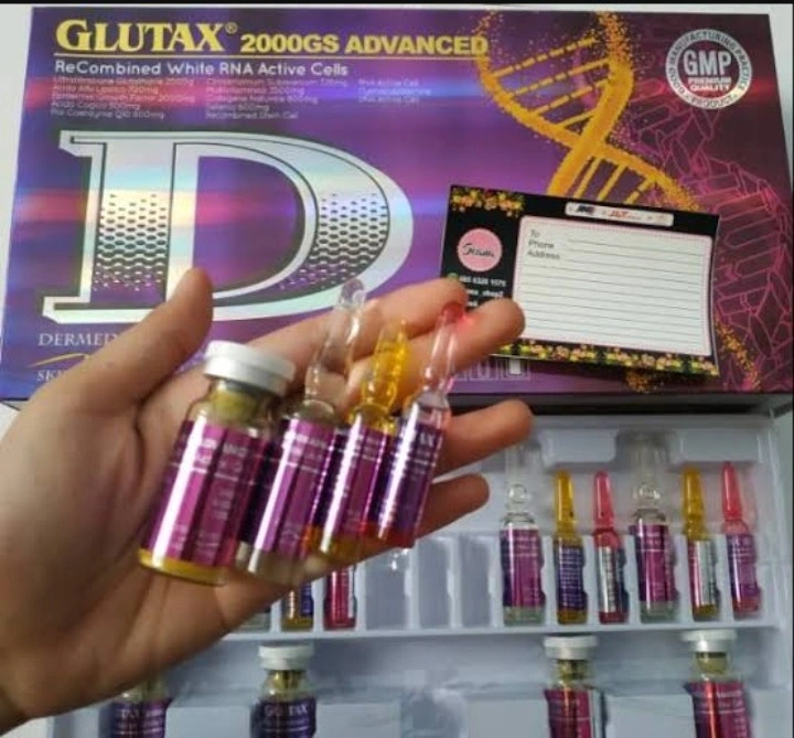 Factory Price Effective Skin Whitening Glutathione Glutax for IV Injection Glutax 2000GS Gold 70000GM Luthione Cindella Set Whitening Product From Italy