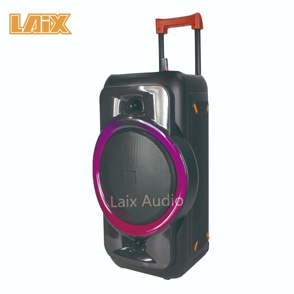 Professional Sound System Outdoor LED Bt Stage Trolly Speaker Multimedia Speakers Loudspeaker Trolley Speaker