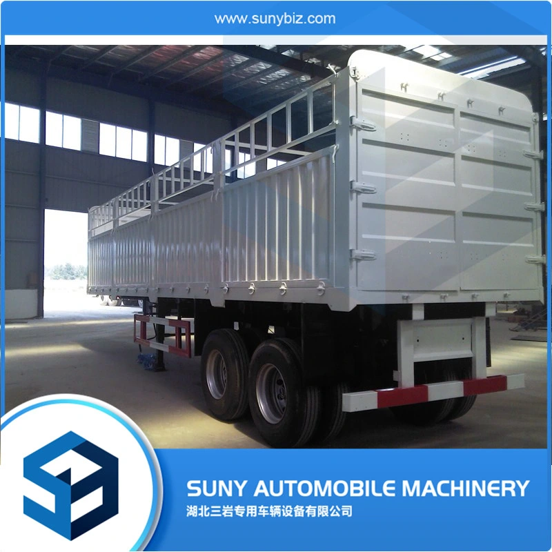 2 Axles Heavy Duty Top Open Box Cargo Trailer