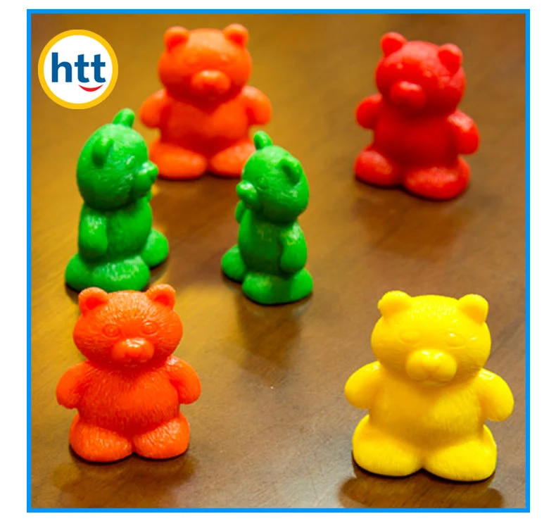 Детские игрушечные милые Медведь Пластиковая игрушка Учебная игрушка образовательные игрушки Завод