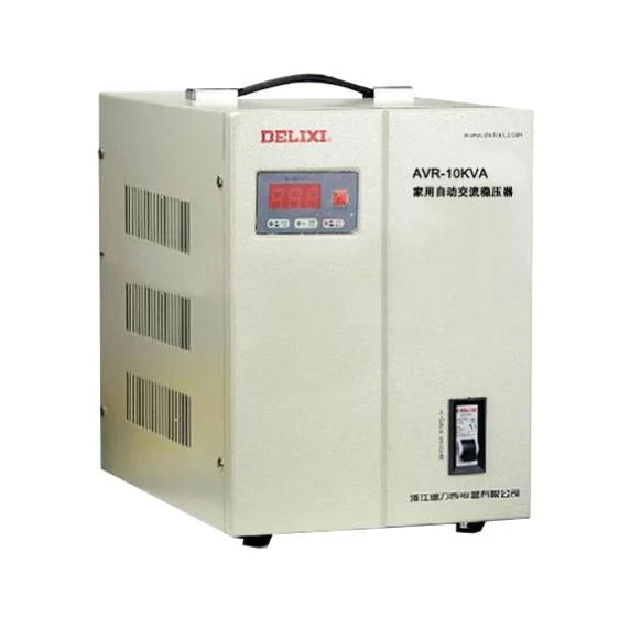 Regulador automático de tensión ac de casa Delixi AVR 145-255V