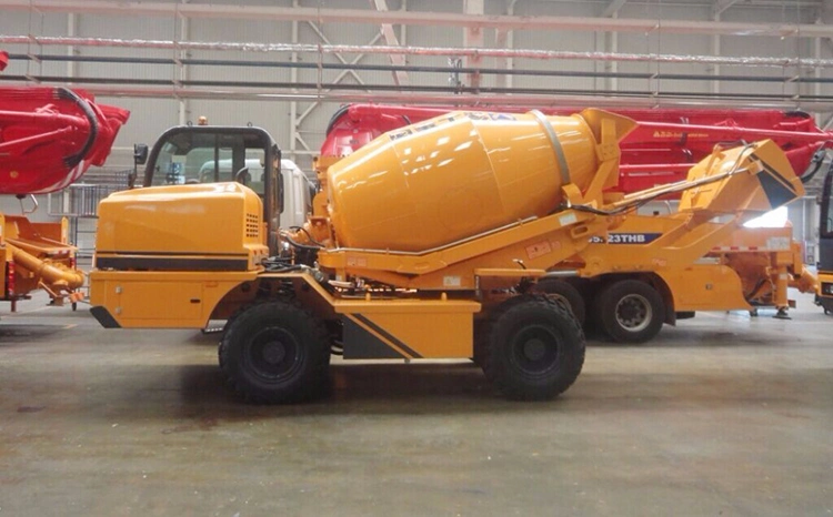 XCMG 4m3 Self-Loading Mobile Concrete Mixer Truck Slm4K Automatic Concrete Mixer for Sale