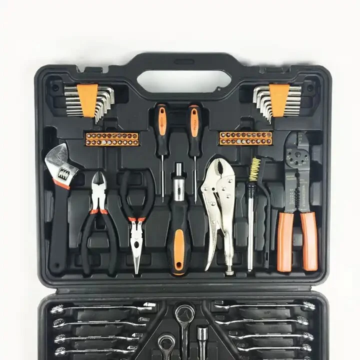 Kit d'outils électriques et matériels professionnels avec batterie rechargeable Perceuse électrique et forets multiples dans le cas de soufflage