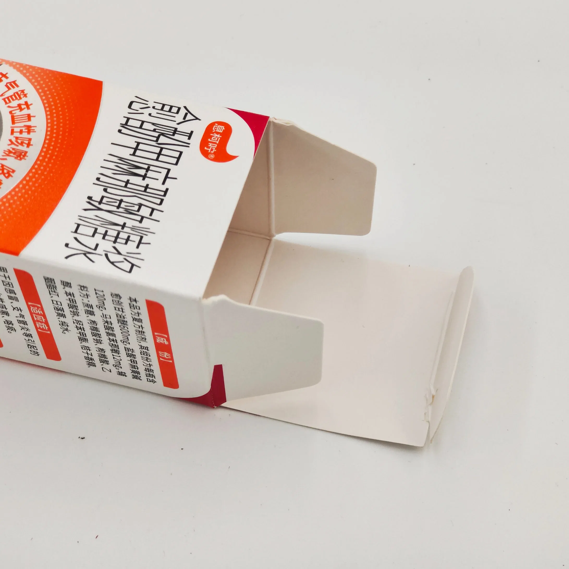Kundenspezifische Karton Papier Verpackung Box Pharmazeutische Verpackung mit Glossy UV