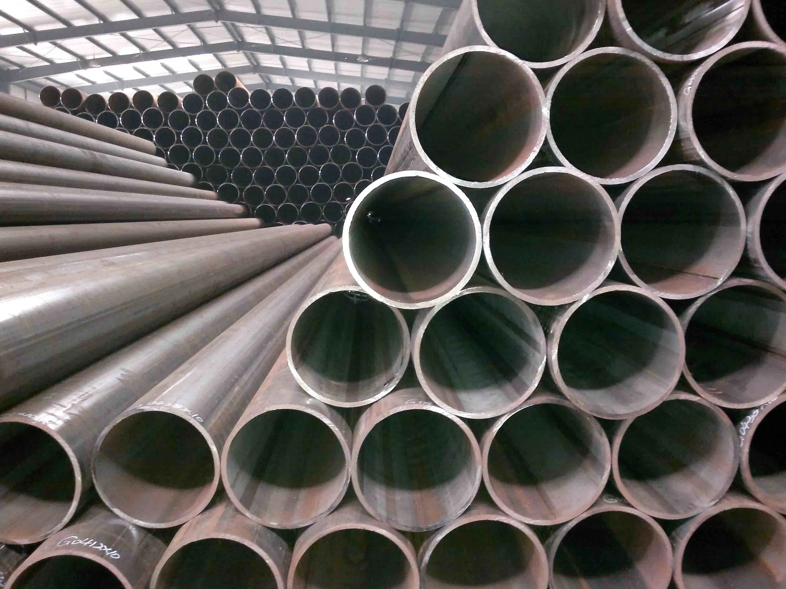 ASTM A790 S31803 S32205 S32760 Duplex Stainless Steel Saw Efw ERW Welded Steel Pipes Tube Steel.