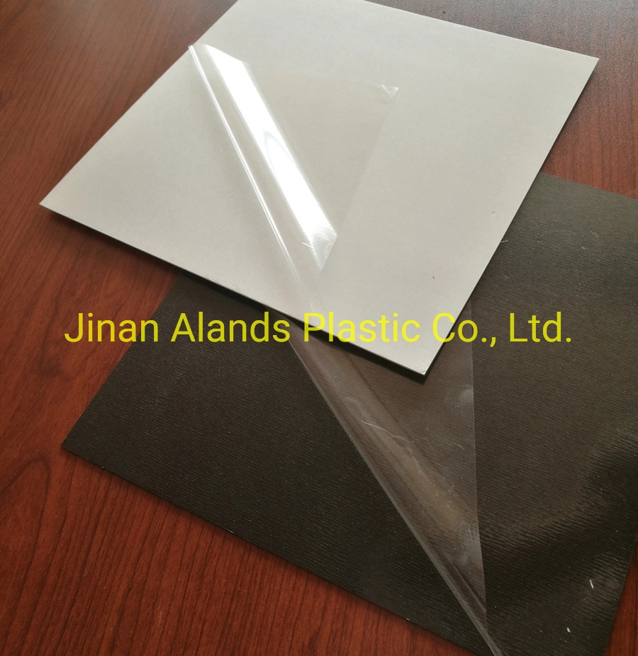 107X66cm 1.5mm Double Side Adhesive Transparent Film Cover PVC Sheet