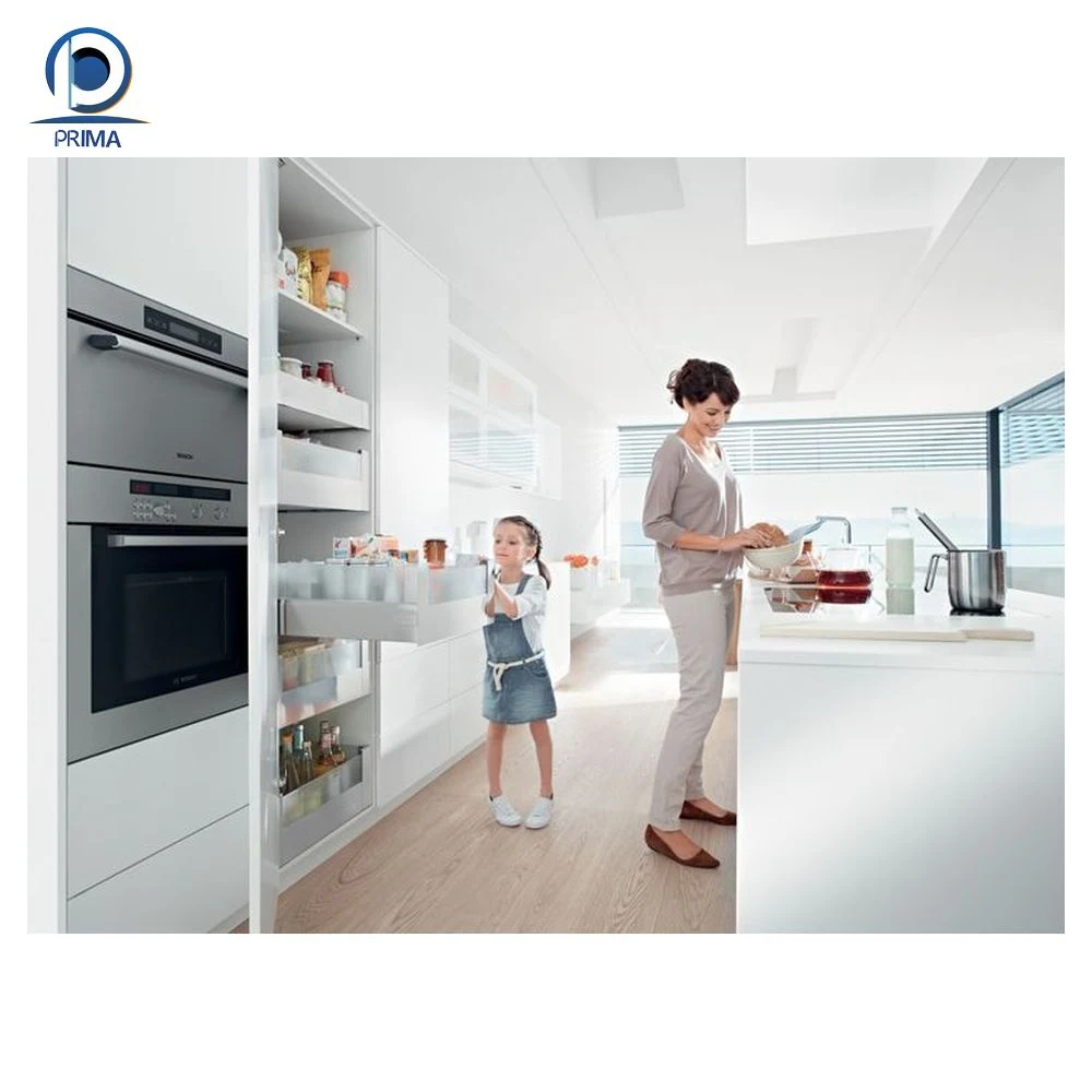 Prima Design de casa de cozinha em armário de aço inoxidável de alta qualidade fácil de utilizar Cozinha modular em aço inoxidável Assável