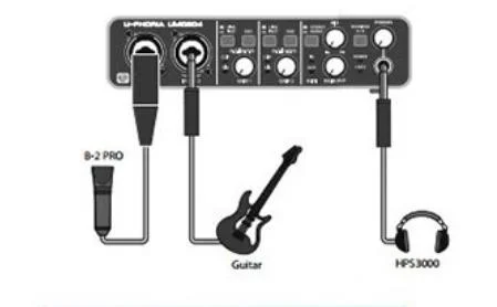 Behringer Umc22 Computer Professional Recording carte son externe USB