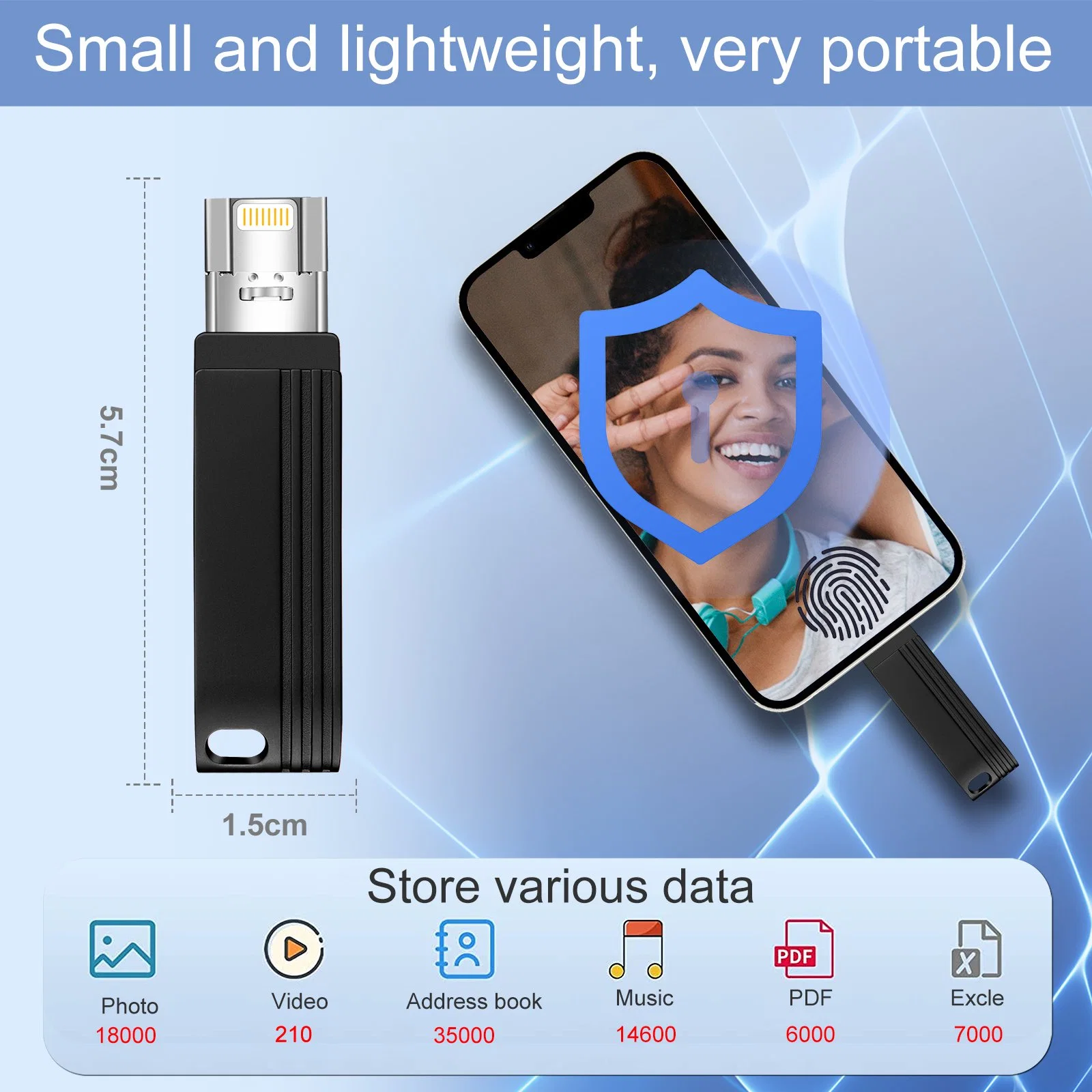 USB-накопитель на портативном компьютере с системой Smart Phone емкостью 256 г. Костюм для АС