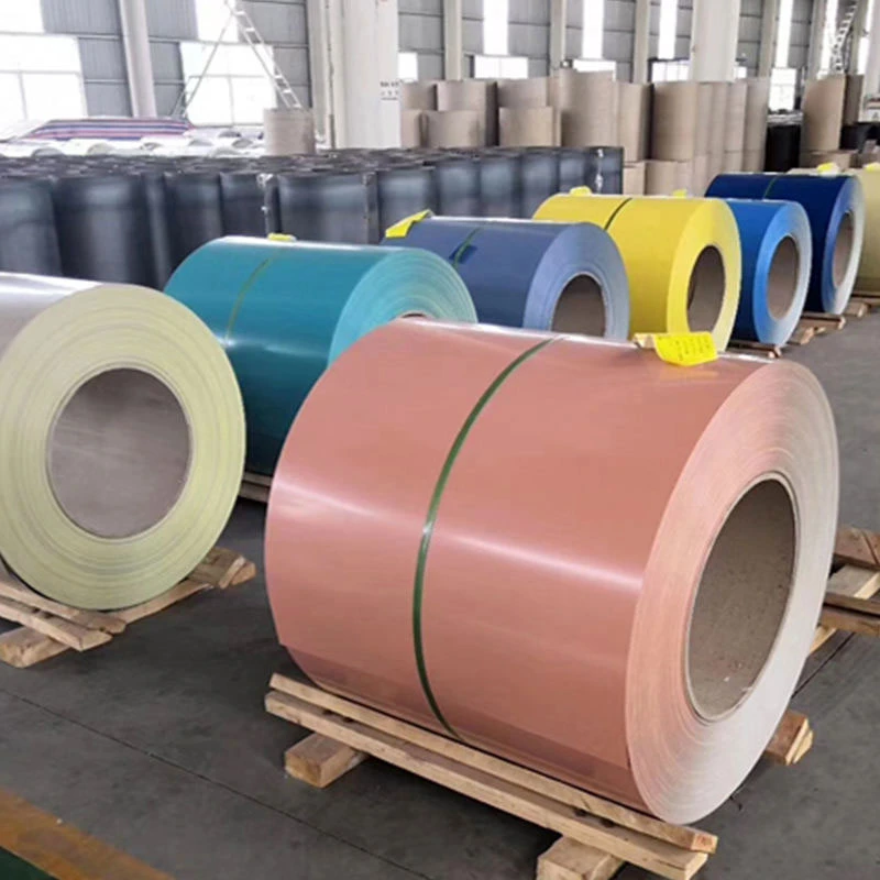 Hot DIP Galvanized Prepainted PE Coated Steel Coils PPGI Coils/Prepainted or Color Coated Steel Coil PPGI or PPGL Color Coated Galvanized Steel