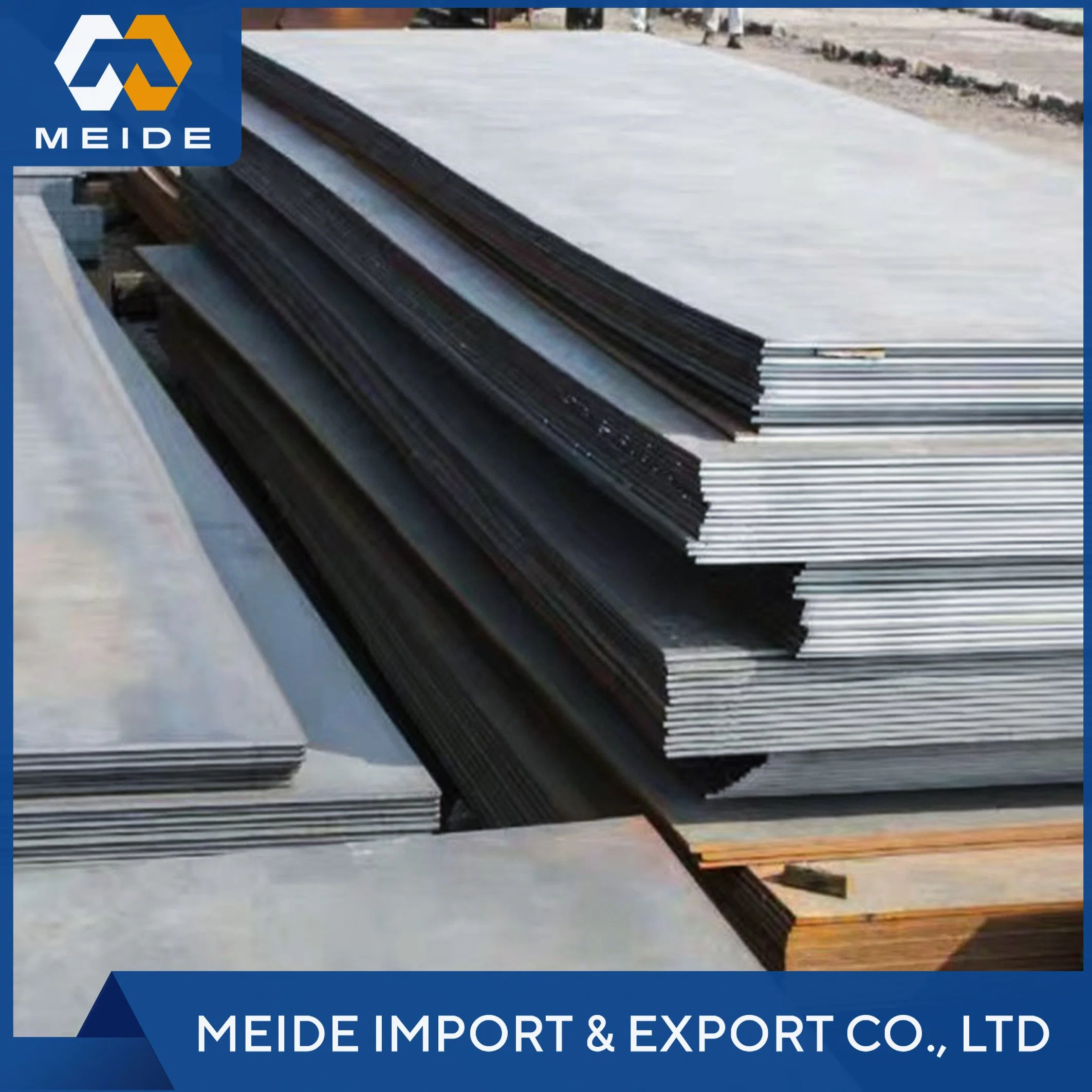 6mm Thick Sm400b ASTM A573 Gr65 S275j2 4X8 Cast Iron Steel Hot Rolled Flat Metal Plate Low Carbon Steel Plate