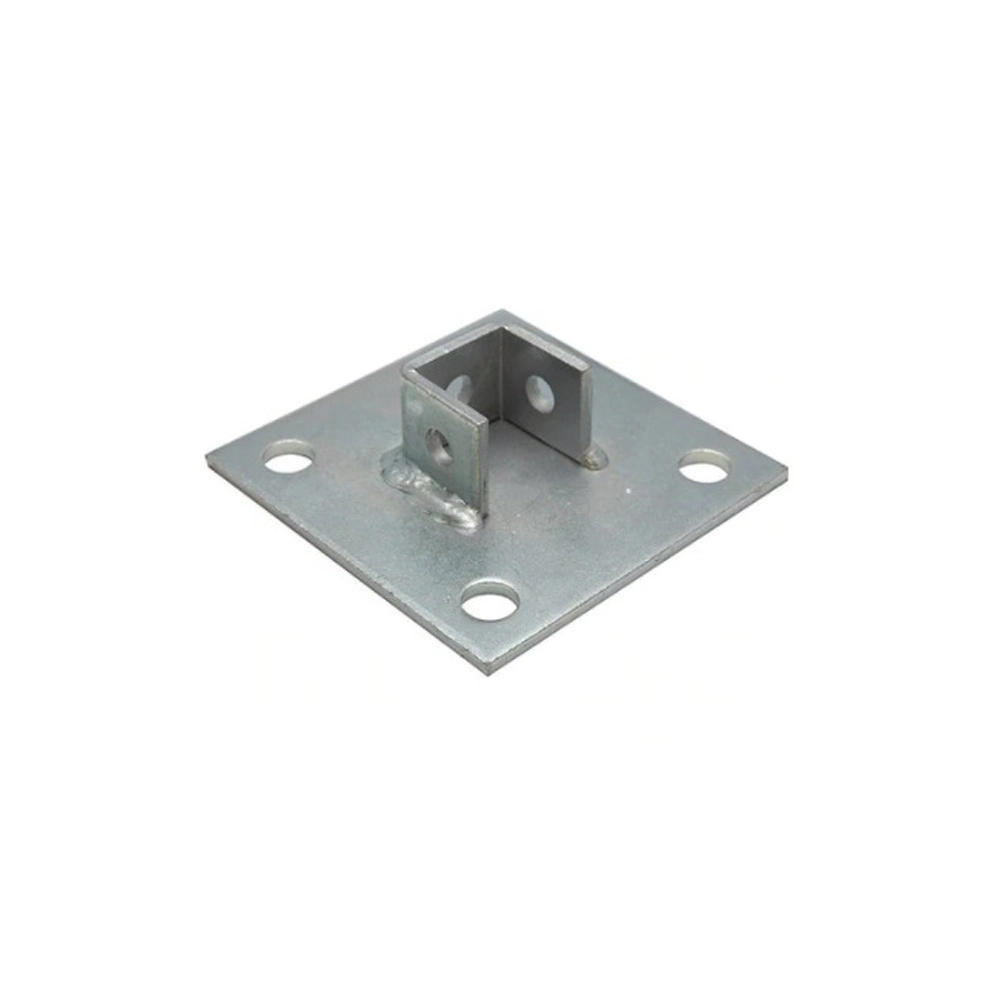 8 Hole 90 Degree Connector Fitting for Strut Channel Single Channel Post Base Mountain Plate