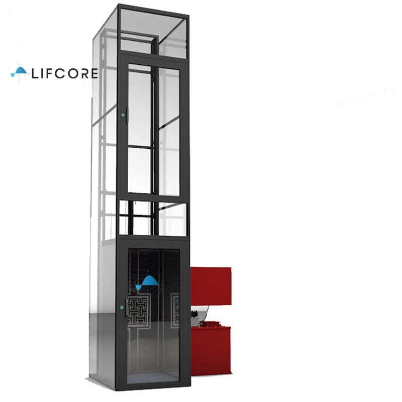 2-4 Passenger 400kg Outdoor Lift Elevators Residential Lifts for 2-4 Floors