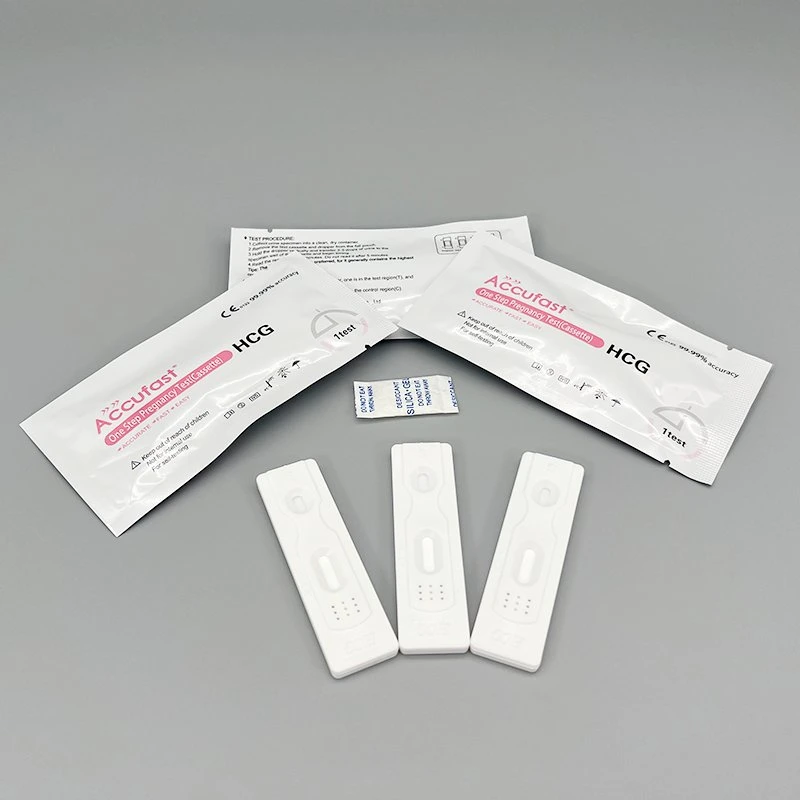 One Step Urine Medical Diagnostic for Women Fertility Testing HCG Pregnancy Test Cassette
