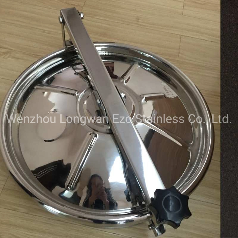 Stainless Steel Sanitary Inox Round Outward Tank Manhole Cover Frame with Non Pressure