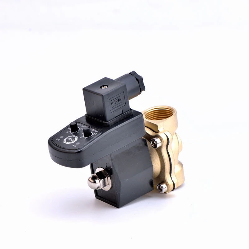 High quality/High cost performance  Pneumatic Factory Manufacturer China Supplier Brass Air Electronic Drain Valve