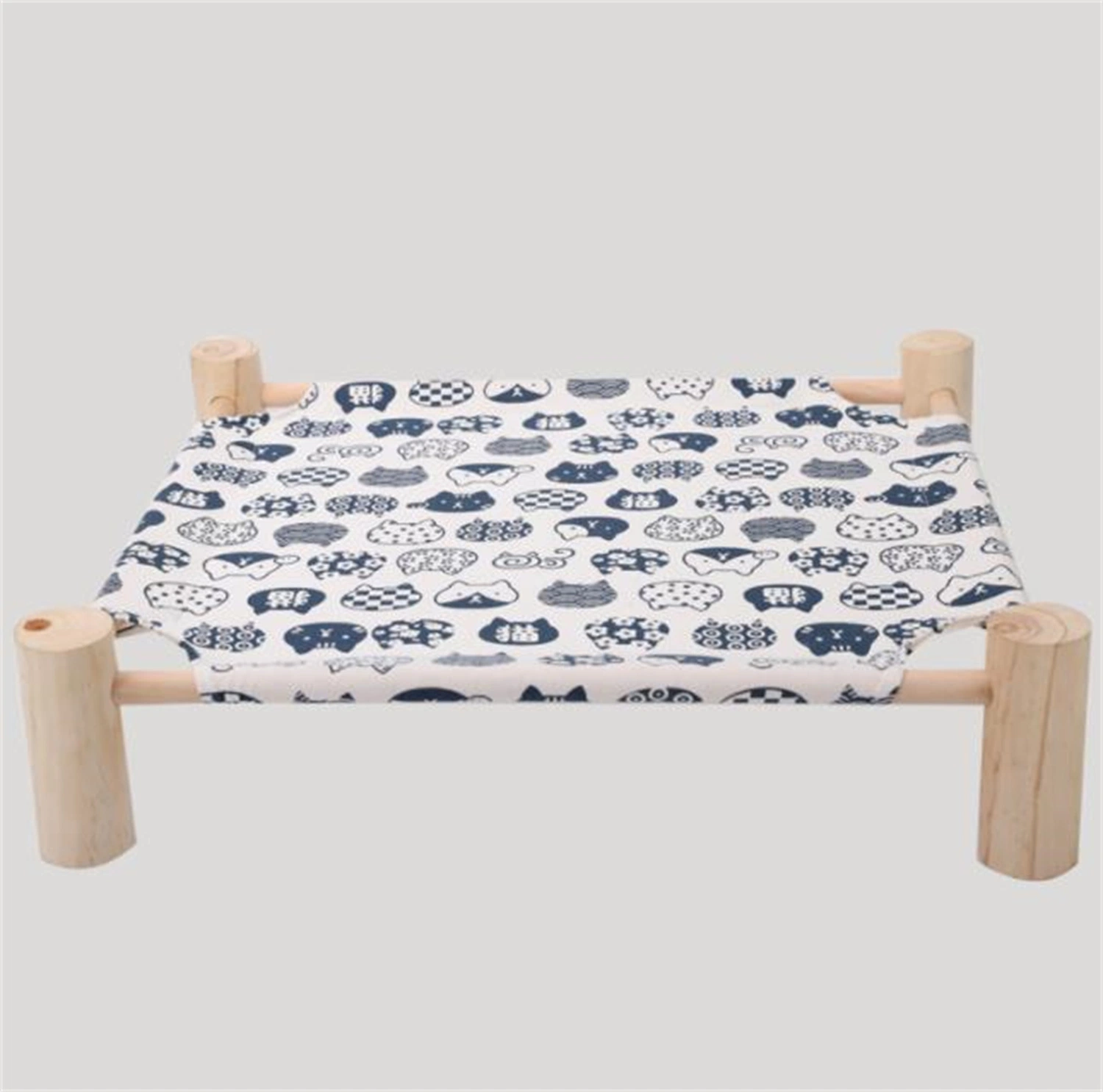 Dog Beds Cat Hammock off The Ground Dog Kennel Solid Wood Pet Elevated Bed