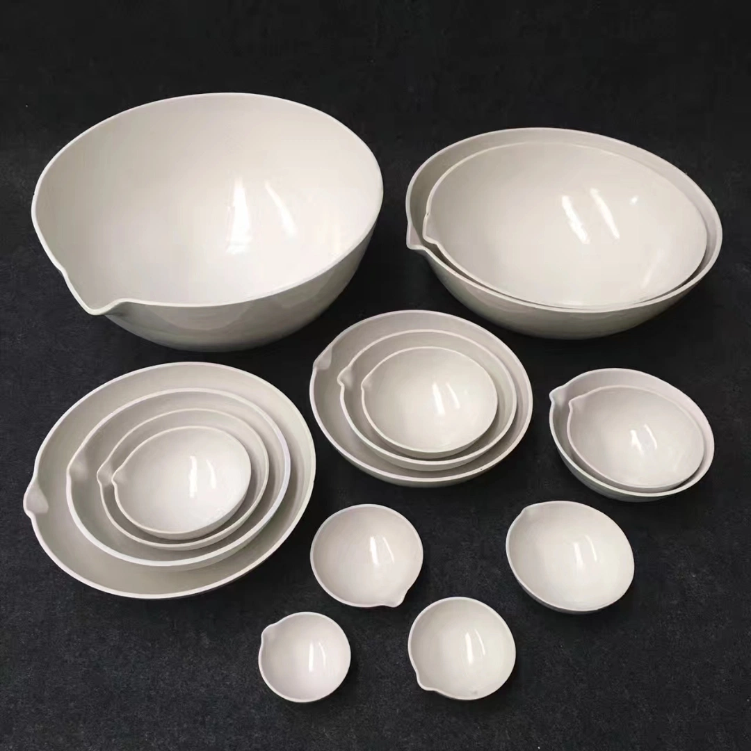 Highborn Manufacture Standard Size Porcelain Alumina Ceramic Evaporation Basin Pan for Lab