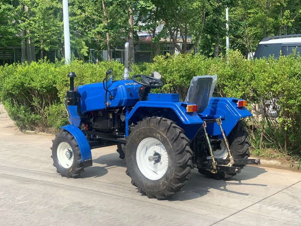 جرار صغير بقدرة 18HP 2025HP 30HP Small Farm مع طاقة المحراث / الجرافة / اللودر الأمامي للزراعة