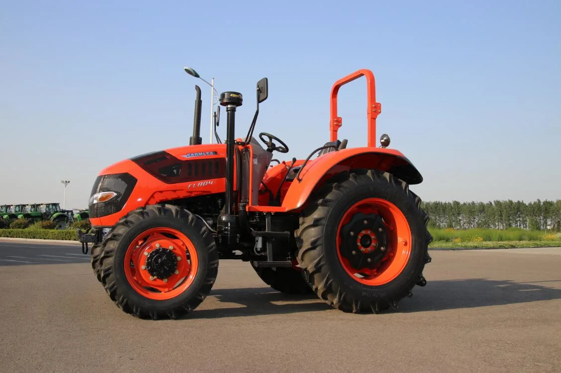 FL804 China Big Wheeled Farming Tractor with ISO CE Certificate for Sale