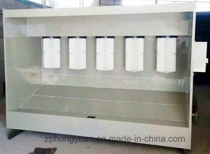 China Manufacturer Hongyuan Single Position Powder Coating Spray Booth